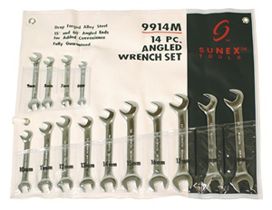 Sunex Tool 14 Piece Angle Wrench Set