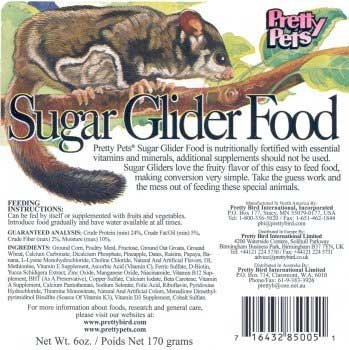 Pretty Bird International Inc Sugar Glider Food 20 Lb