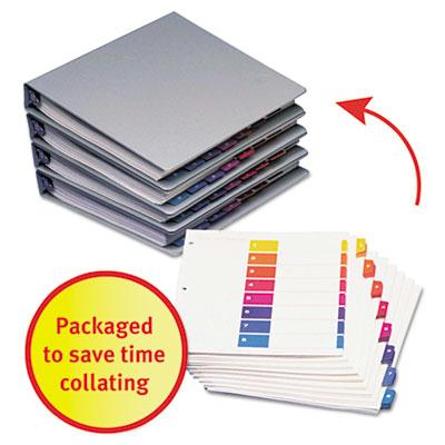 Avery Uncollated Ready Index Table of Contents Dividers with Multicolor Tabs