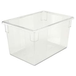 Rubbermaid Commercial Products FG330100CLR Rubbermaid Commercial Food/Tote Box,26 in L,Clear  FG330100CLR