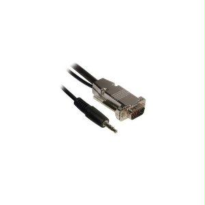 C2g 35ft Plenum-rated Hd15 Uxga + 3.5mm M/m Audio Cable