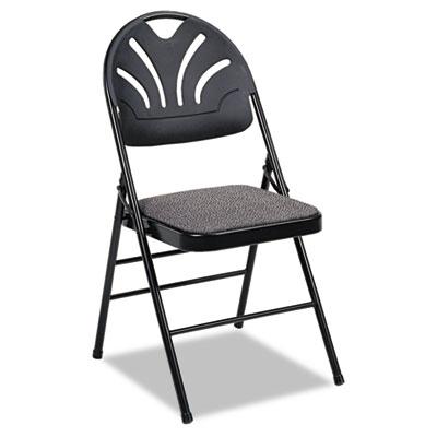 BridgeportFanfareFabric Padded Seat & Deluxe Molded Back Folding Chair
