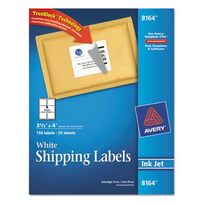8164 avery shipping labels with trueblock technology