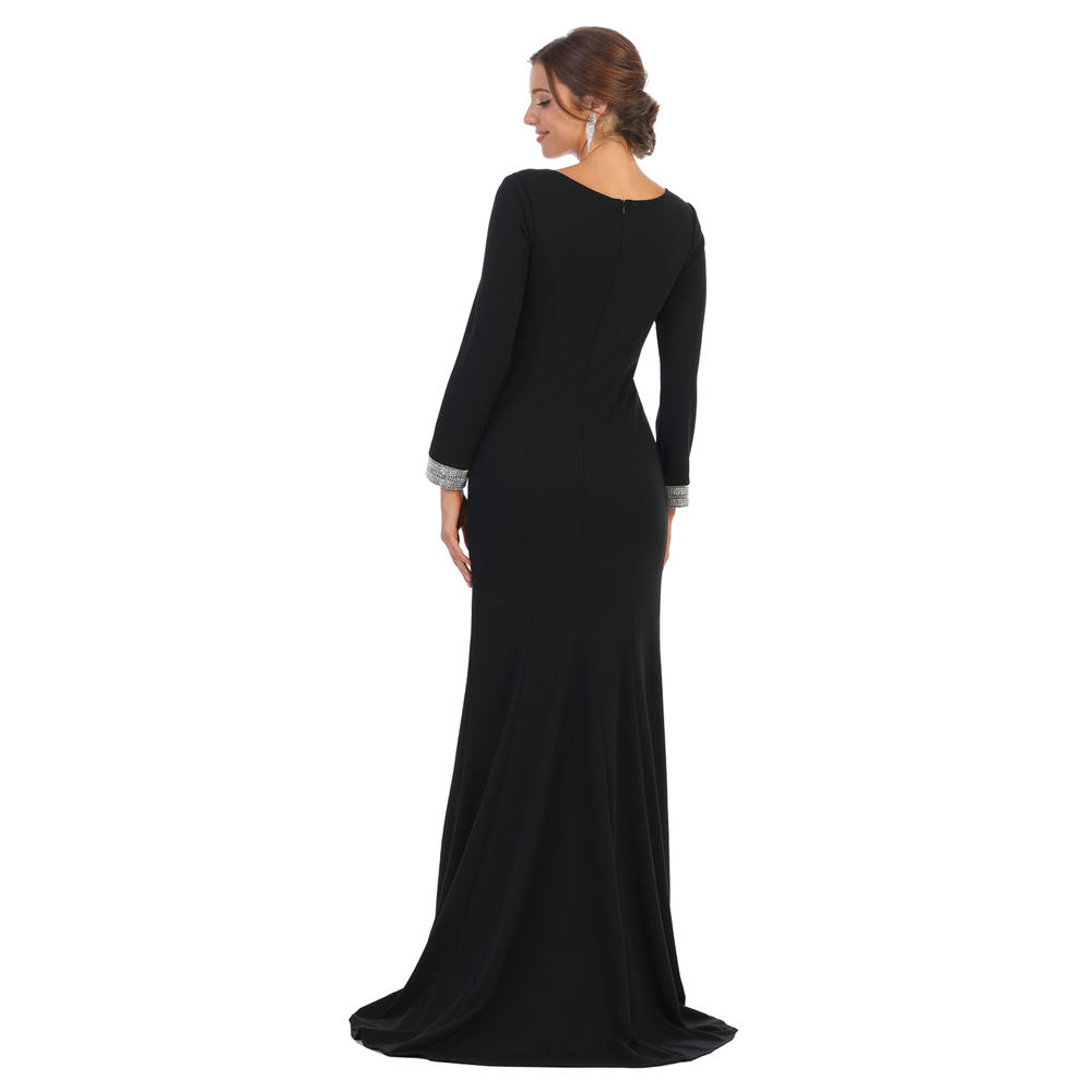 Designer LONG SLEEVE PLUS SIZE FORMAL GOWNS
