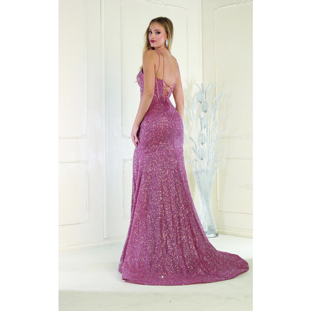 Designer Royal Queen RQ7981 Embellished Corset Back Prom Dress