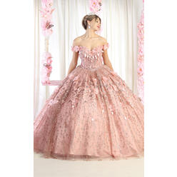 Designer Layla K LK192 Corset Floral Ball Gown
