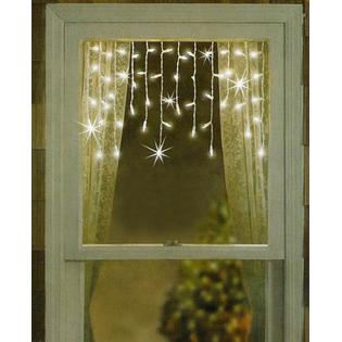 Sienna Set of 50 Twinkling & Shimmering Clear Window Curtain prod