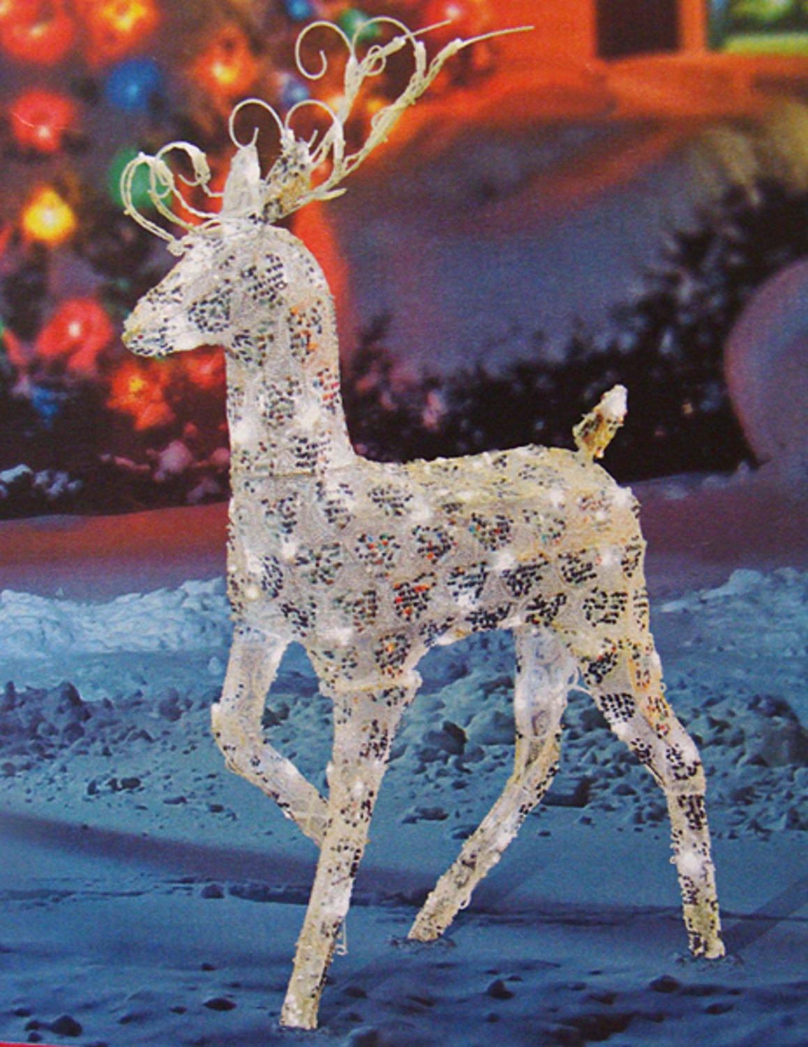 Penn 48 Gold And Silver Buck Reindeer Lighted Led Christmas Yard Penn 48 Gold And Silver Buck Reindeer Lighted Led Christmas Yard Art Decoration