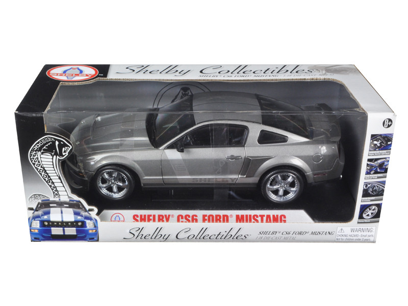 SHELBY COLLECTIBLES 2006 Ford Shelby Mustang CS 6 Grey 1/18 Diecast Model Car by Shelby Collectibles
