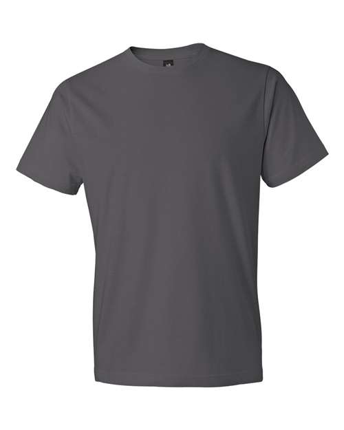 Anvil Lightweight Fashion Short Sleeve T-Shirt-CharcoalSize -L