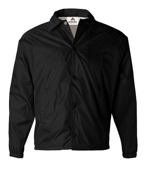 Augusta Sportswear Coach's Jacket-BlackSize -XL