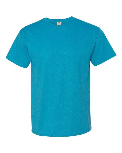 Fruit of the Loom HD Cotton Short Sleeve T-Shirt-Turquoise HeatherSize -2XL