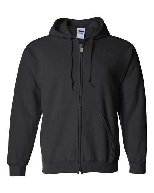 Gildan Heavy Blend Full-Zip Hooded Sweatshirt-BlackSize -3XL