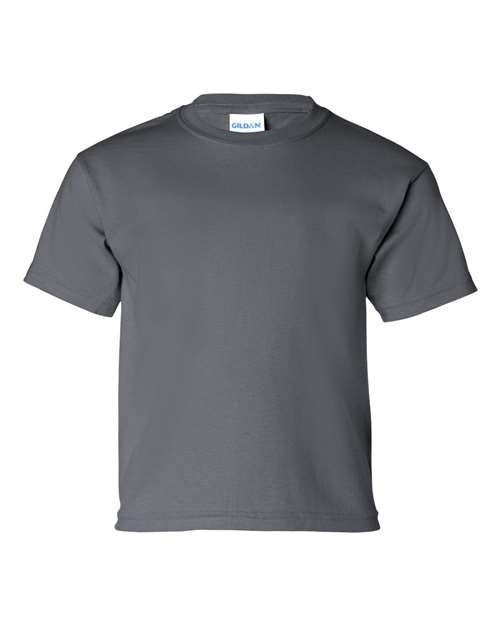 Gildan Ultra Cotton Youth T-Shirt-CharcoalSize -XL