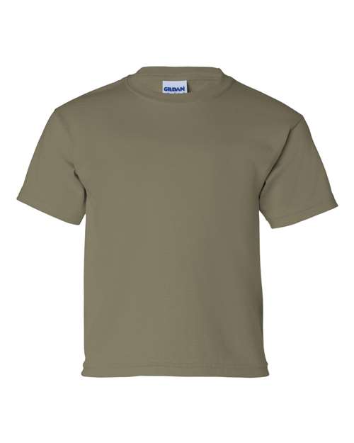 Gildan Ultra Cotton Youth T-Shirt-Prairie DustSize -XS