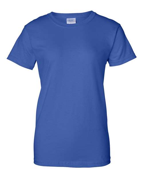 Gildan Ultra Cotton Women's T-Shirt-Royal Size M