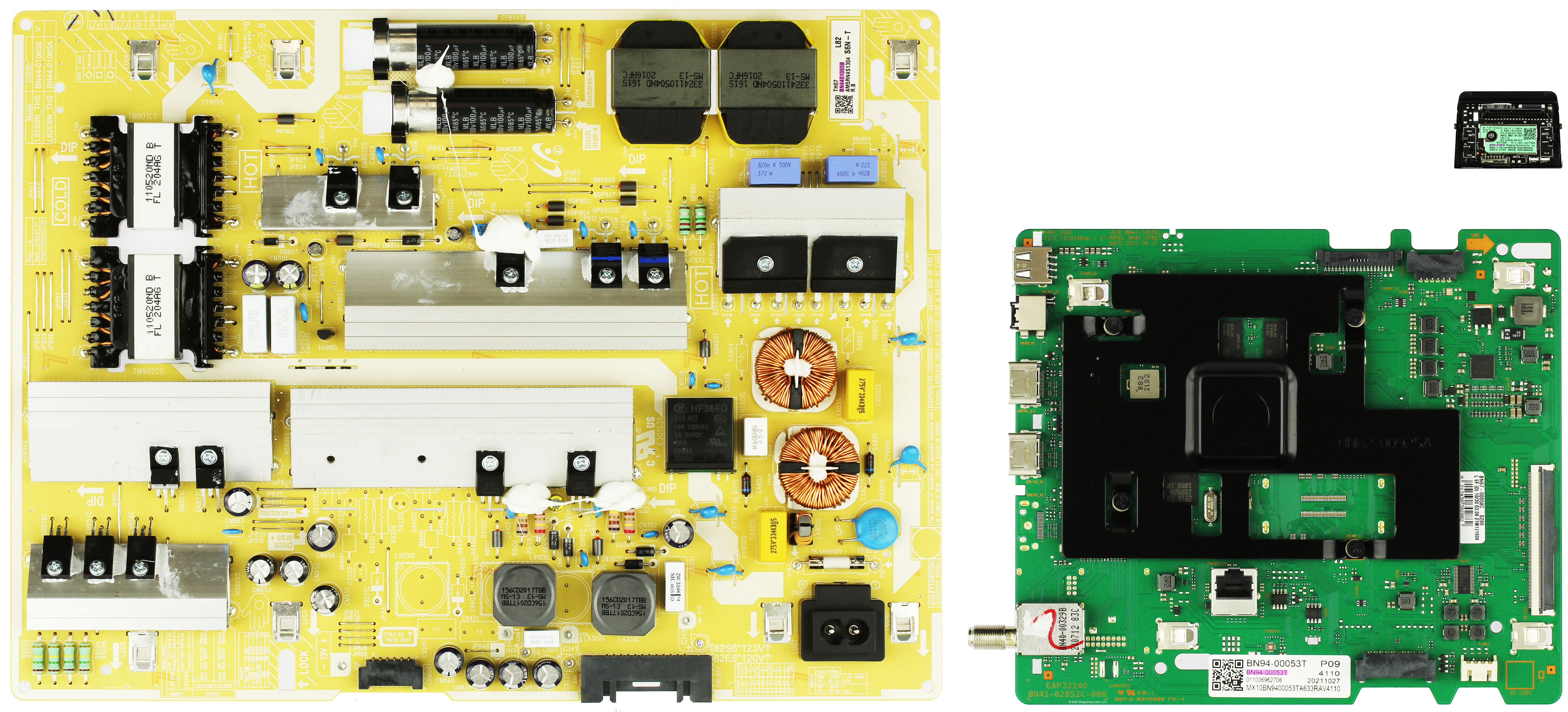 Samsung UN85TU700DFXZA Complete LED TV Repair Parts Kit (Version CA04)