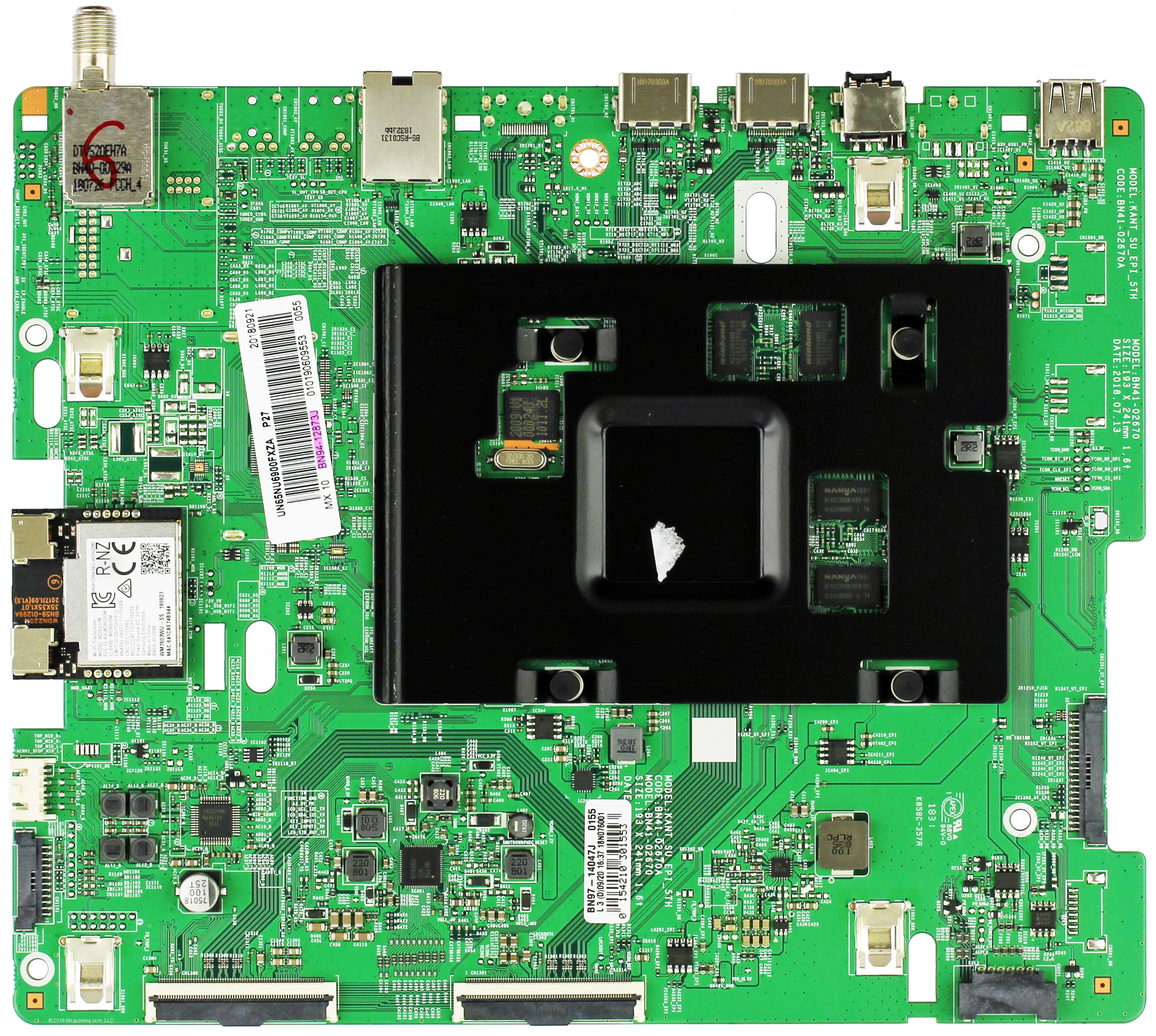 Samsung BN94-12873J Main Board for UN65NU6900FXZA (Version ZA02)