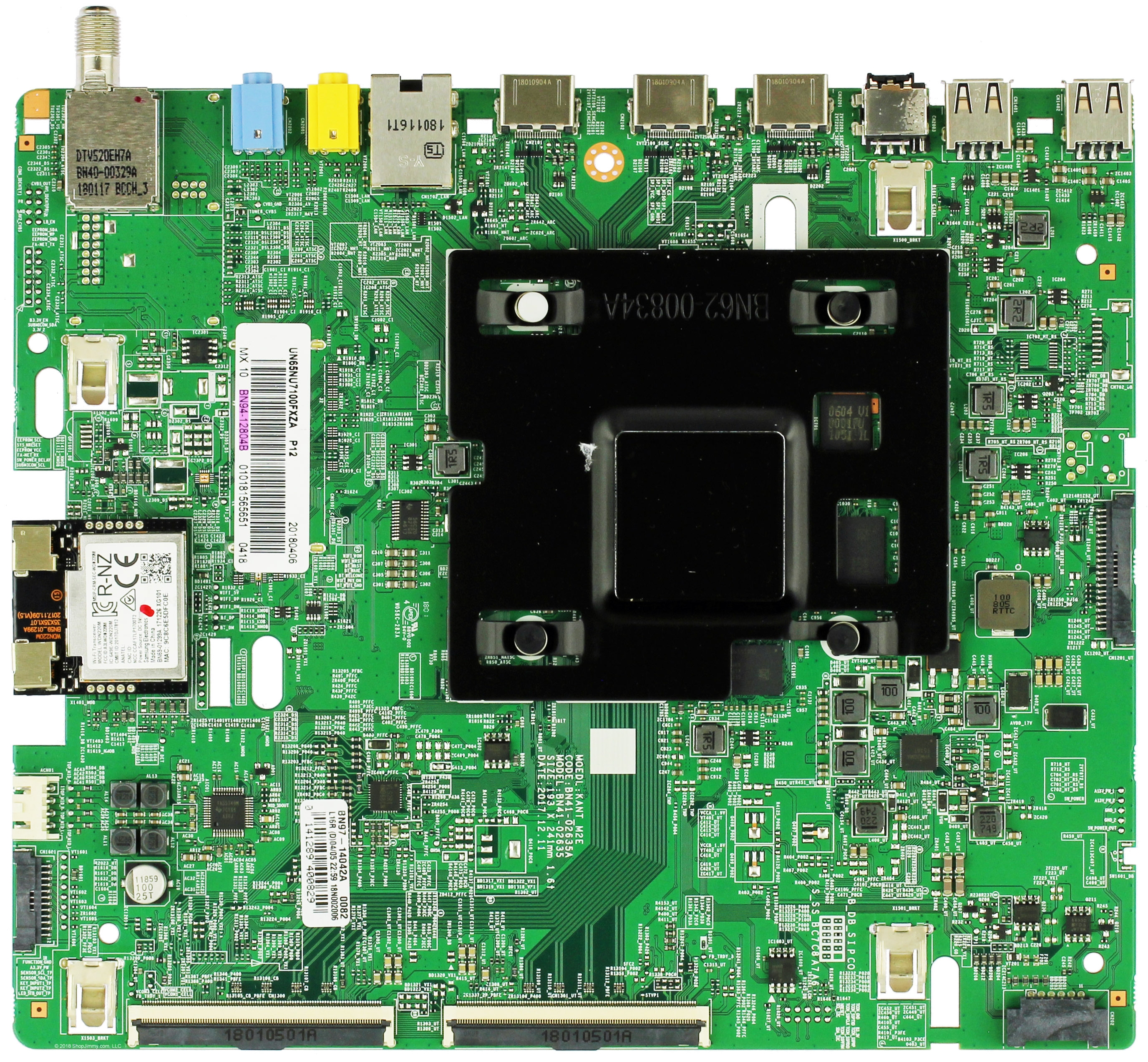 Samsung BN94-12804B Main Board for UN65NU7100FXZA UN65NU710DFXZA (Version DA01)