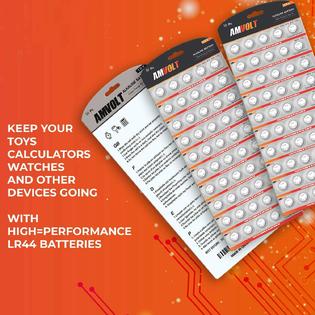 Amvolt Lr44g Battery 50 Pack Lr44 Ag13 Sr44 357 303 Lr44g Battery Amvolt Lr44g Battery 50 Pack Lr44 Ag13 Sr44 357 303 Lr44g Battery