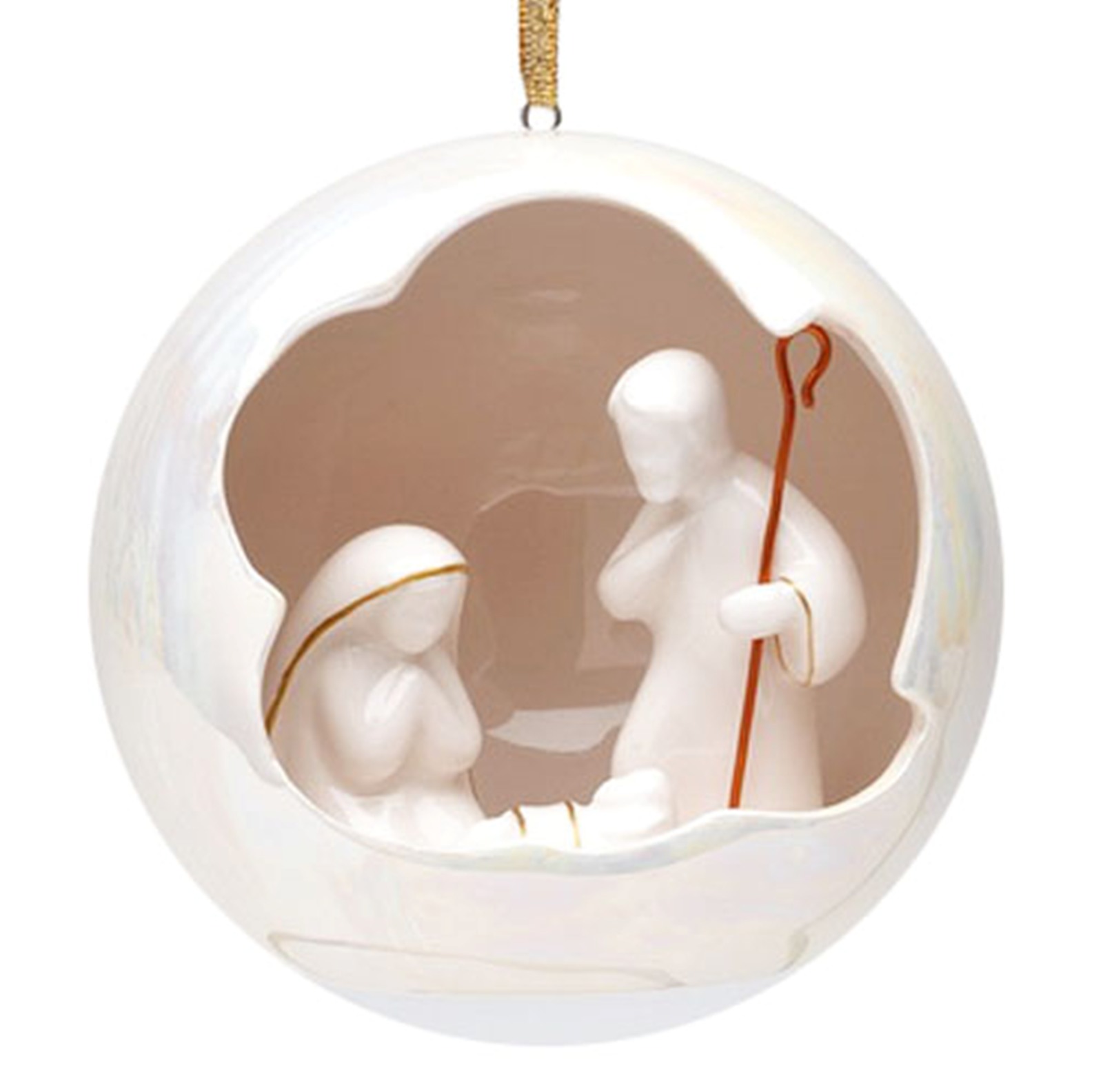 Appletree Designs Cosmos Holy Family Heavenly North Star Christmas Tree Ornament Porcelain