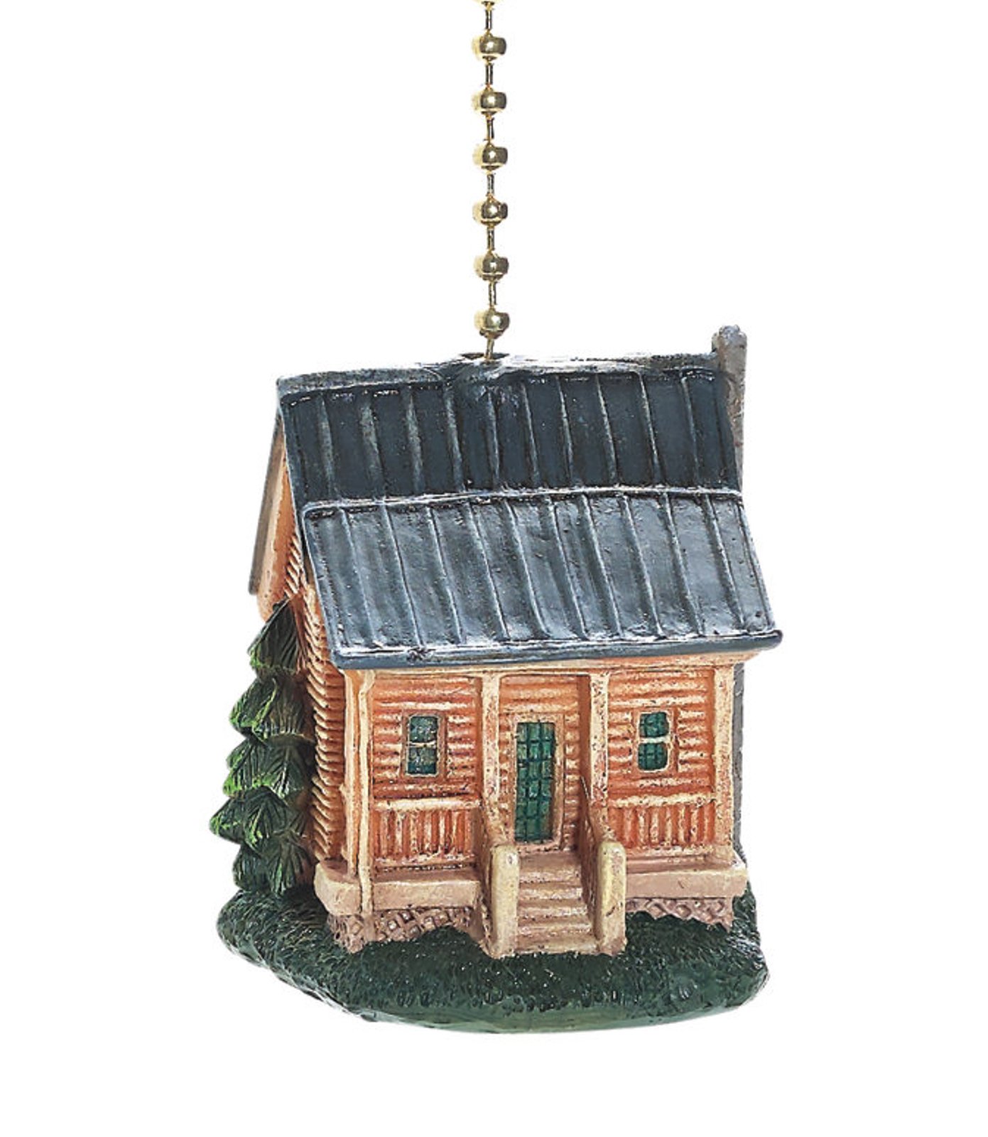 Clementine 325 Rustic Log Cabin Decorative Ceiling Fan Light