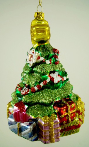 ONE HUNDRED 80 DEGREES Festive Nutcracker Trimmed Holiday Tree Christmas Ornament Set of 2