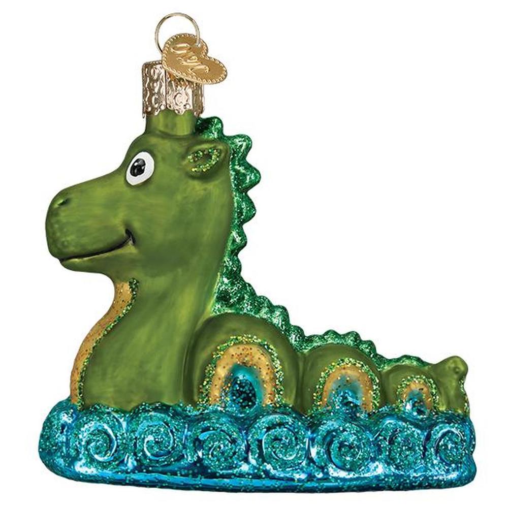 Old World Loch Ness Monster Christmas Holiday Ornament