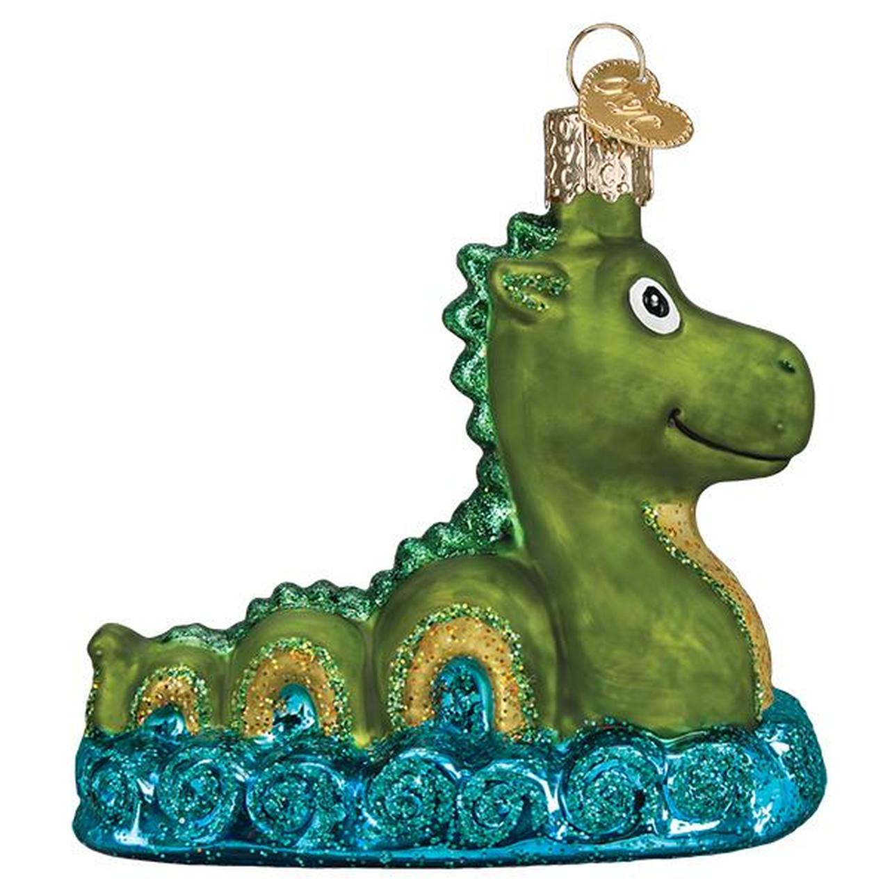 Old World Loch Ness Monster Christmas Holiday Ornament