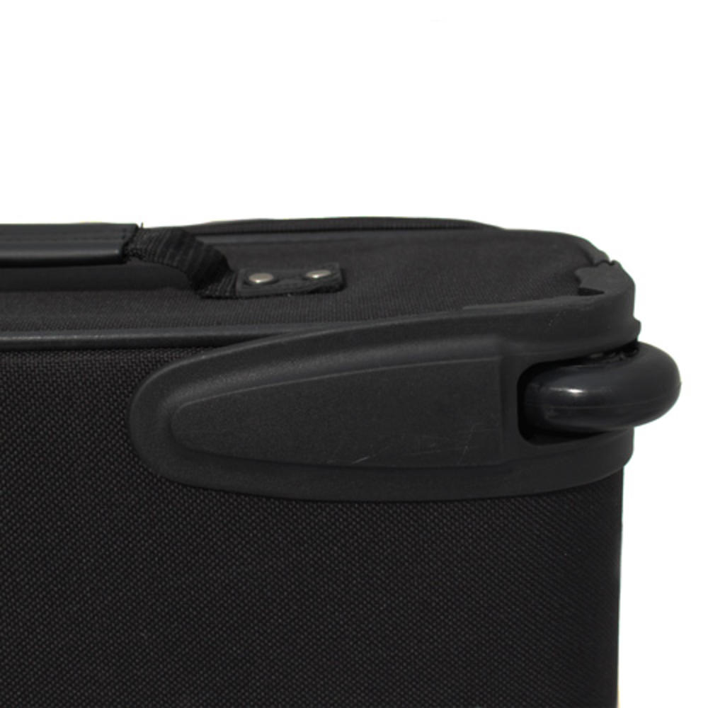 Trident Rolling Carry-On Laptop Case with Removable Sleeve - Black