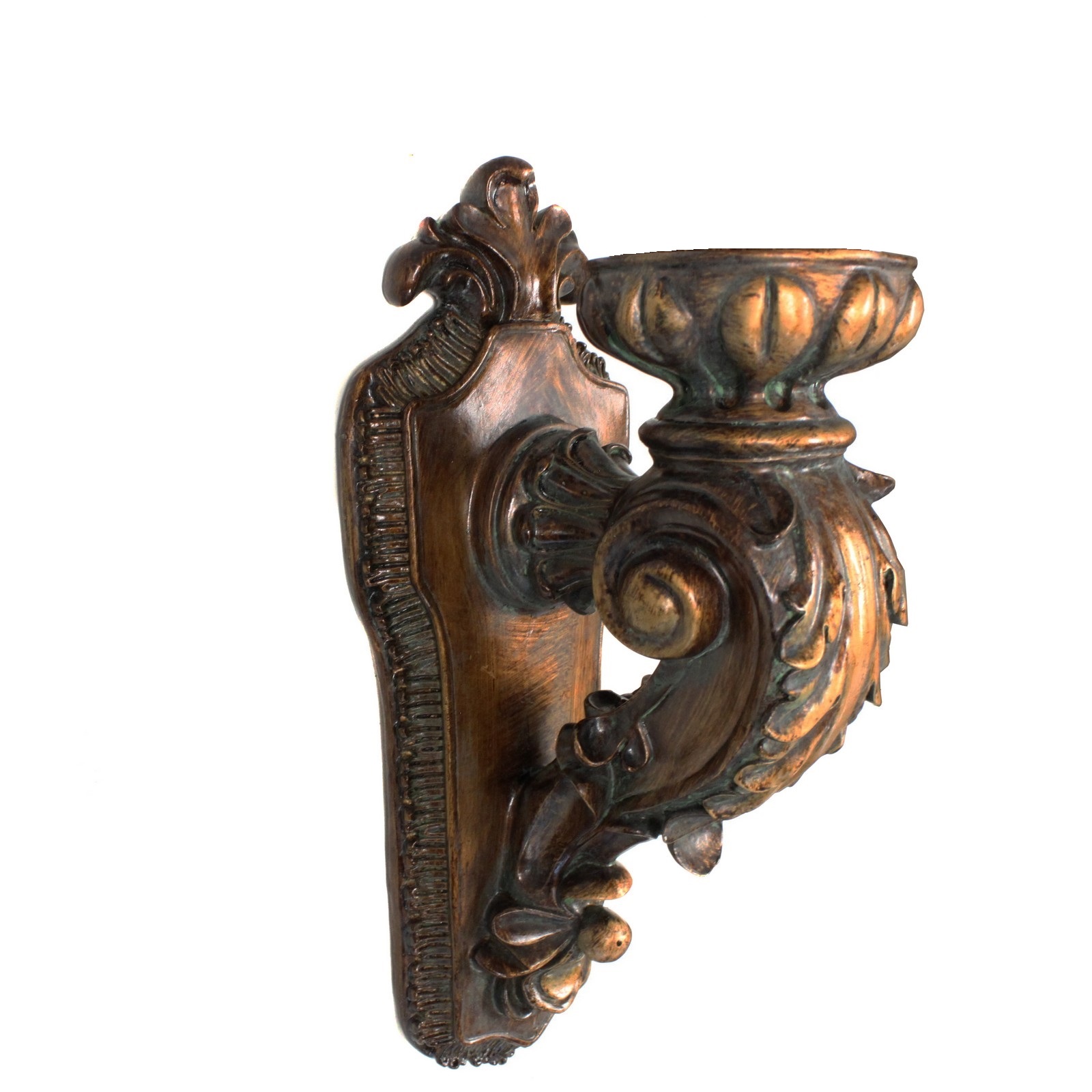 Urban Designs Antique Replica Rusted Wall Sconce Candle Holder