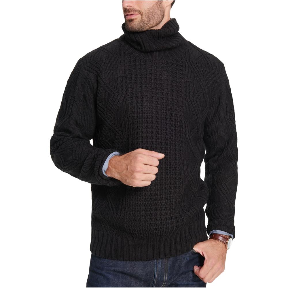 WEATHERPROOF Weatherproof Mens Chunky Turtleneck Pullover Sweater