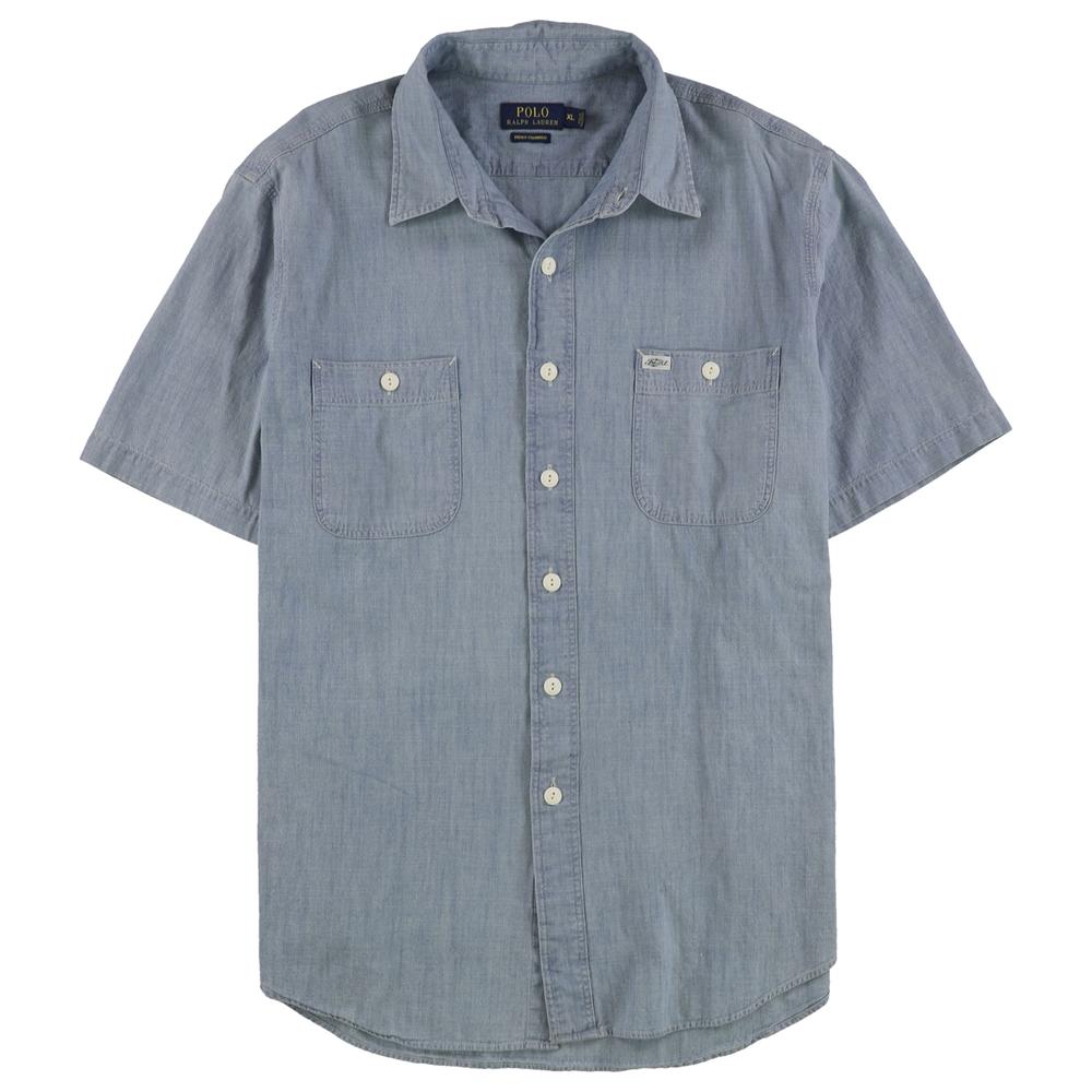 Ralph Lauren Mens Cotton Button Up Shirt