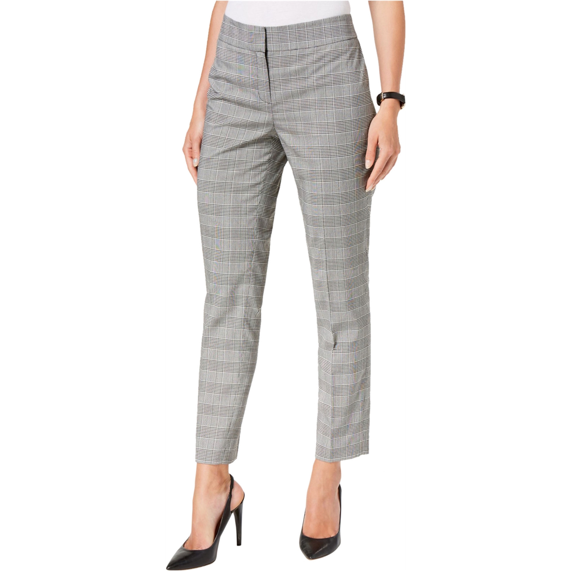 chinese dress ladies Women's Tartan Plaid Print Pants High Waisted Wide Leg Baggy Palazzo Pants  with Belt Red at Amazon Women's Clothing store