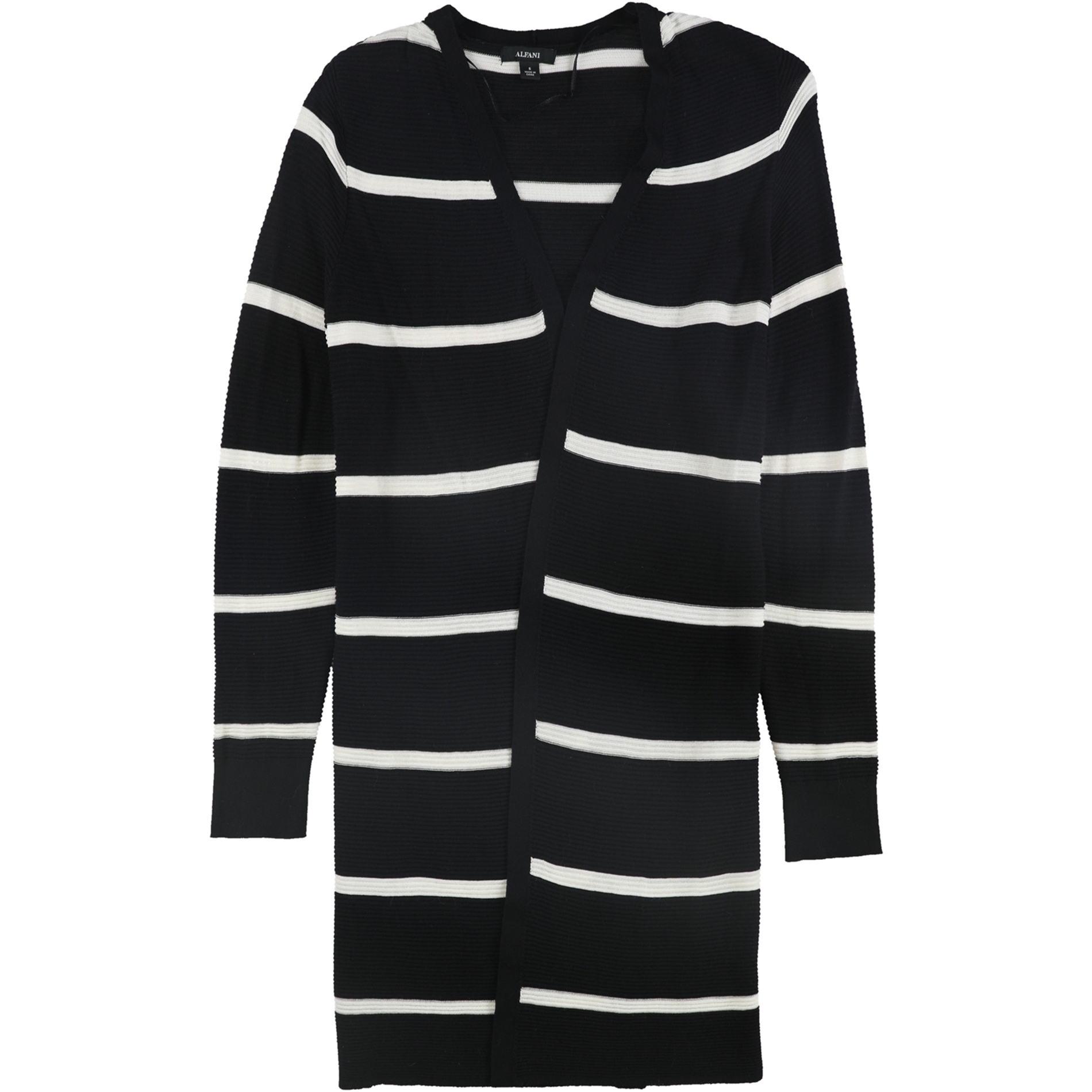 Alfani Womens Striped Duster Cardigan Sweater Alfani Womens Striped Duster Cardigan Sweater