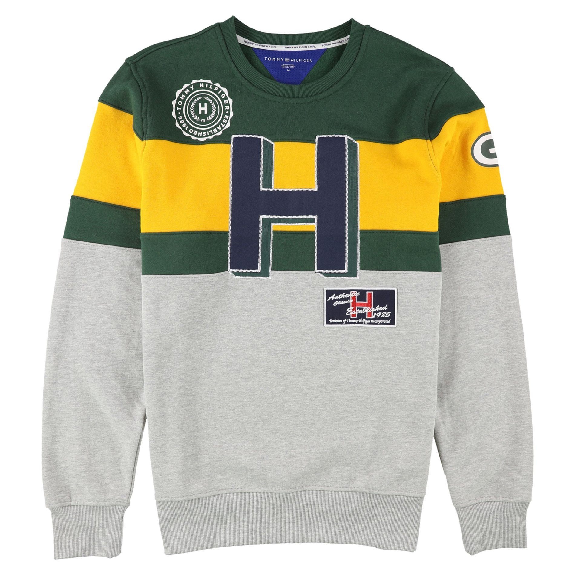 Tommy Hilfiger Mens Green Bay Packers Sweatshirt