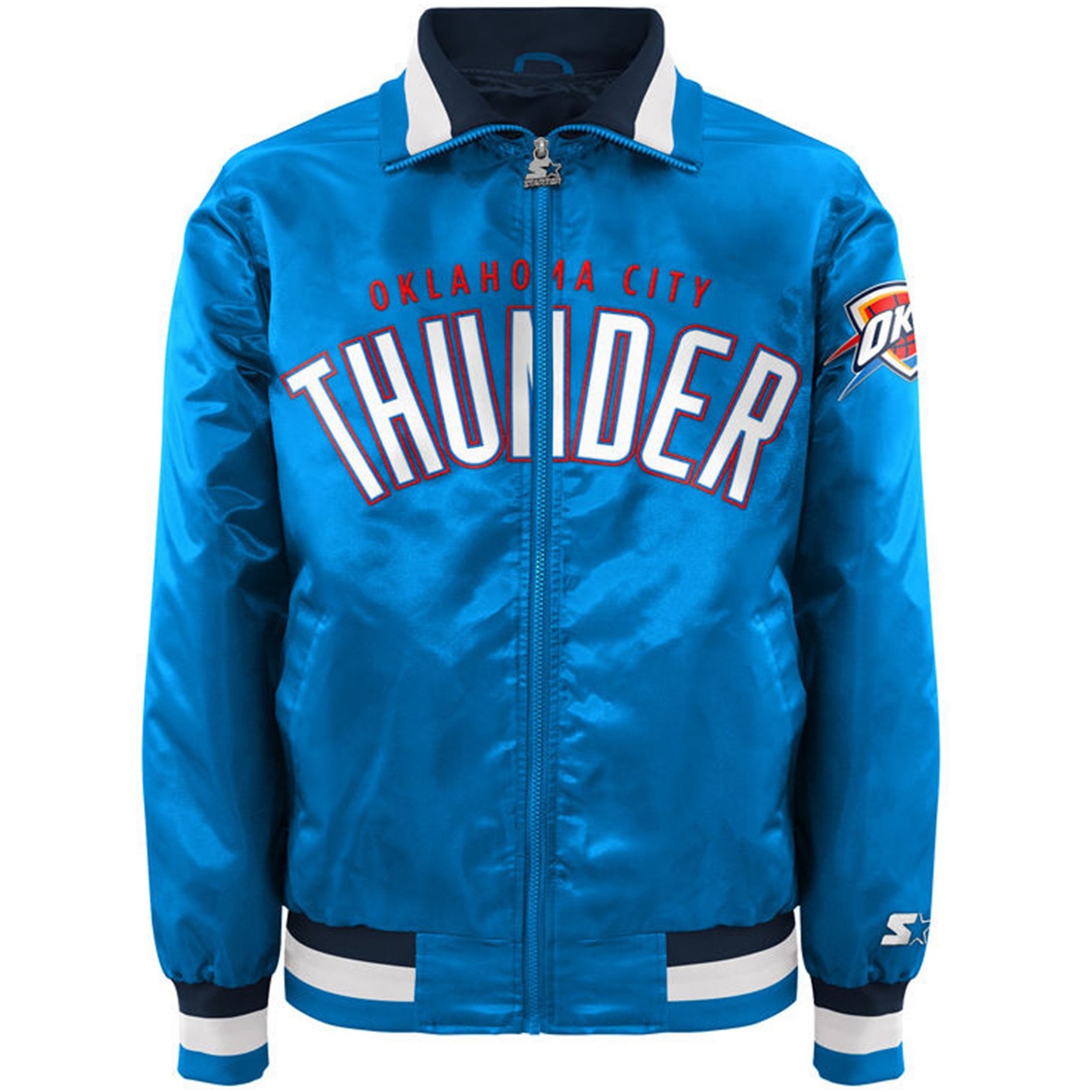 Starter Mens Oklahoma City Thunder Varsity Jacket