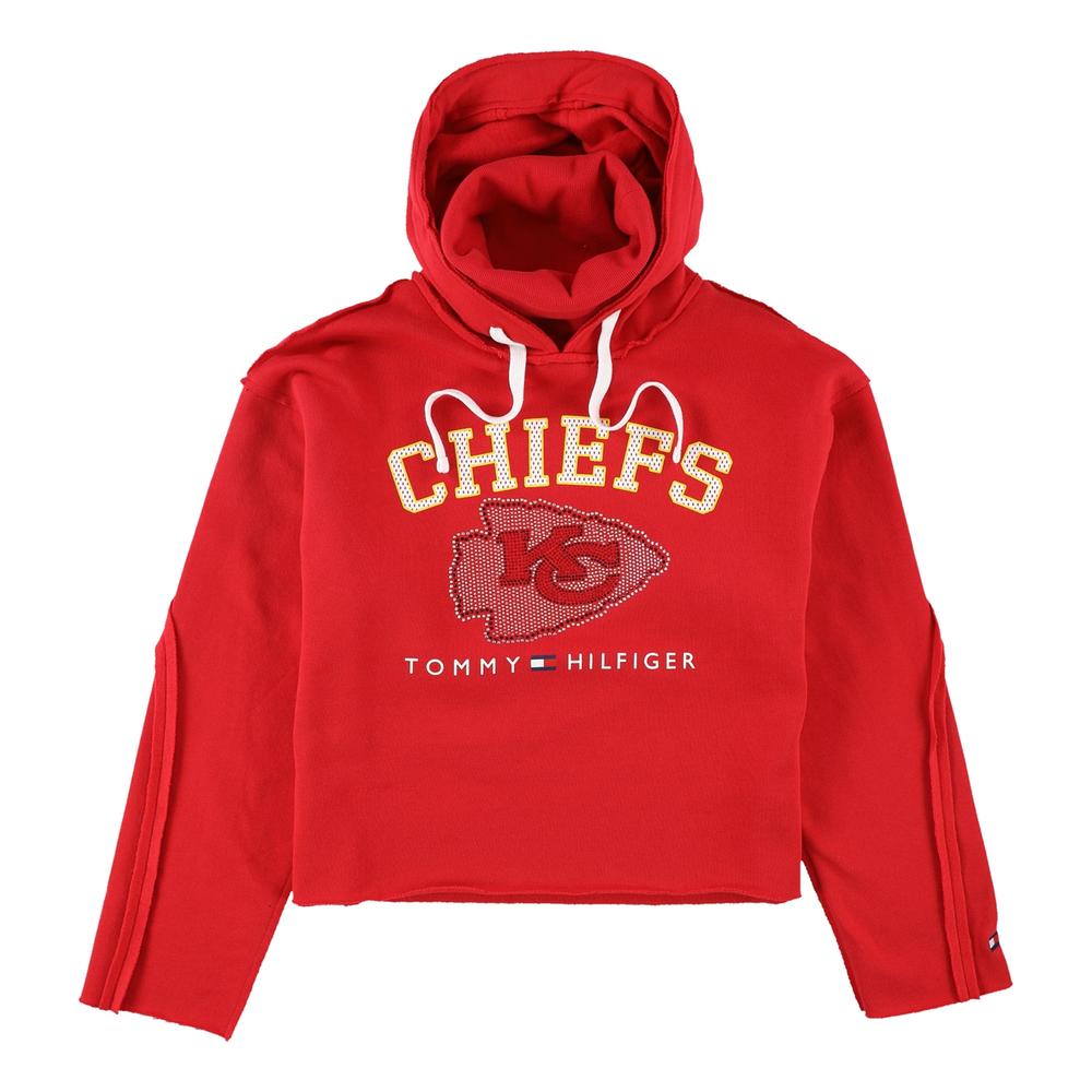 Tommy Hilfiger Womens Kansas City Chiefs Hoodie Sweatshirt