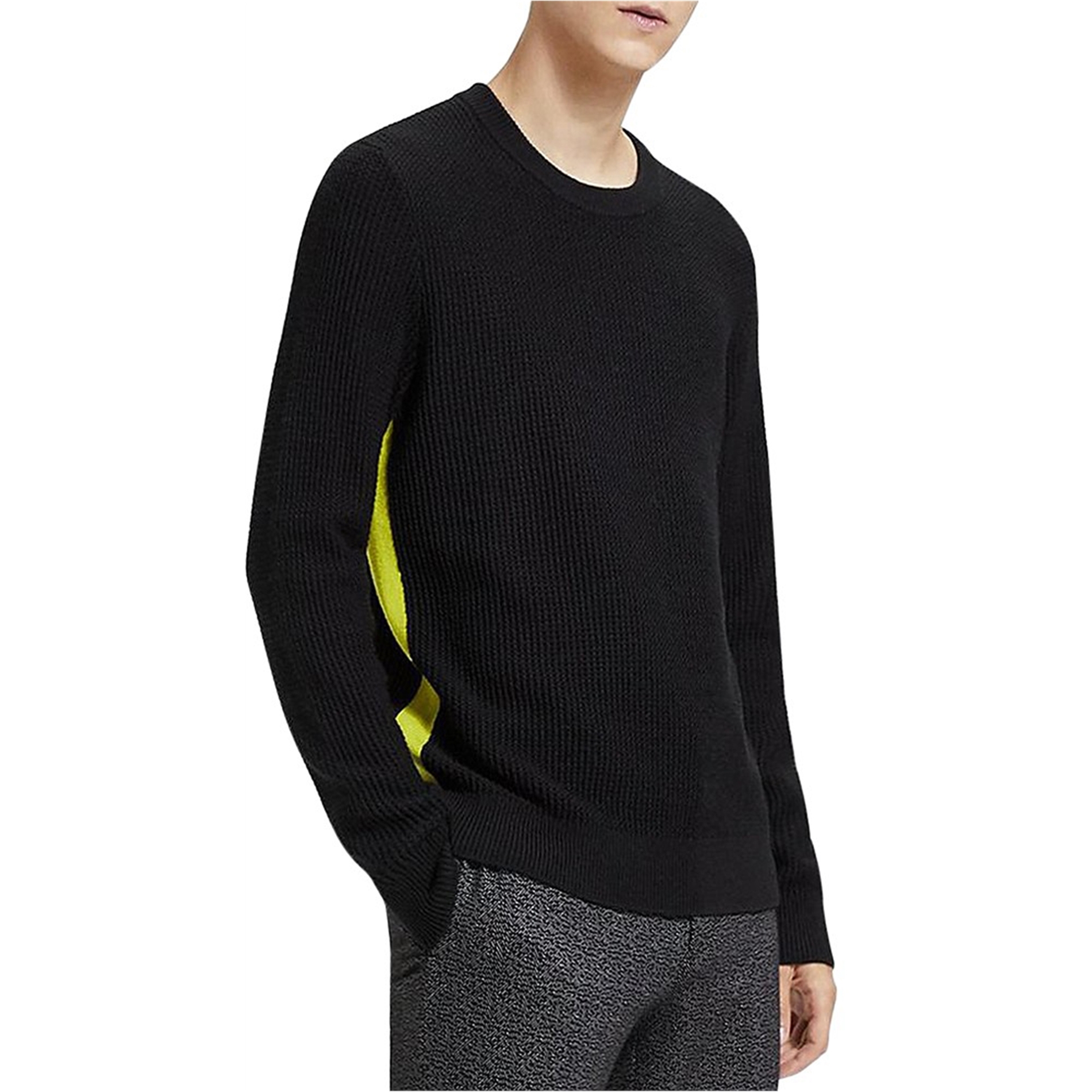 Theory Mens Textured Pullover Sweater
