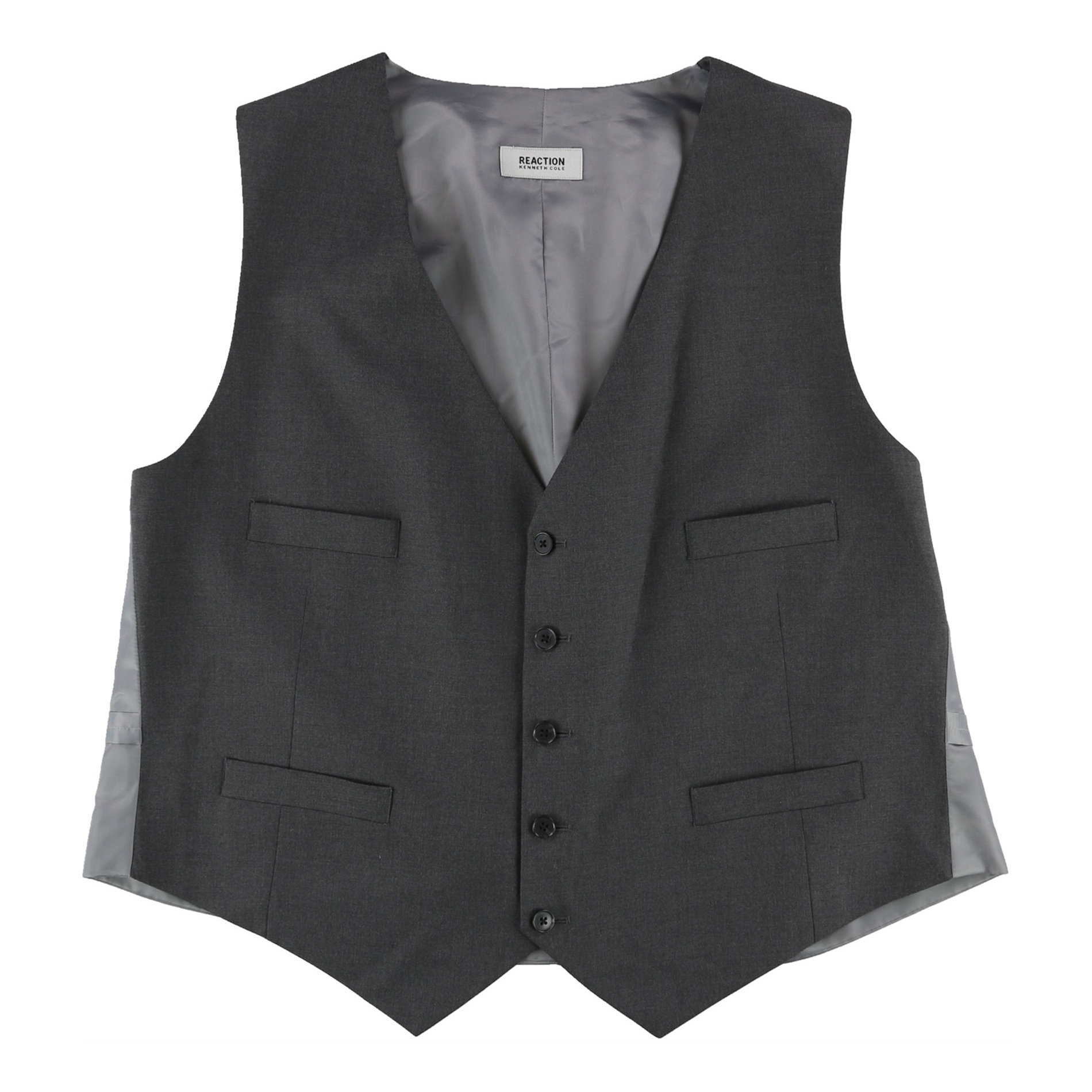 Kenneth Cole Mens Contrast Five Button Vest