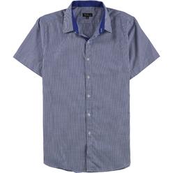 Galaxy Mens Slim Fit Two Tone Button Up Shirt