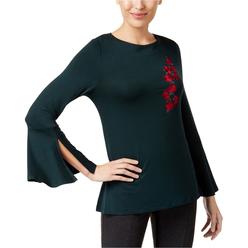 Cable & Gauge Womens Embroidered Pullover Blouse