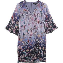 Nanette Lepore Womens Ombre Kimono Asymmetrical Dress