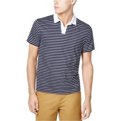 Tommy Hilfiger Mens Custom-Fit Stripe Rugby Polo Shirt