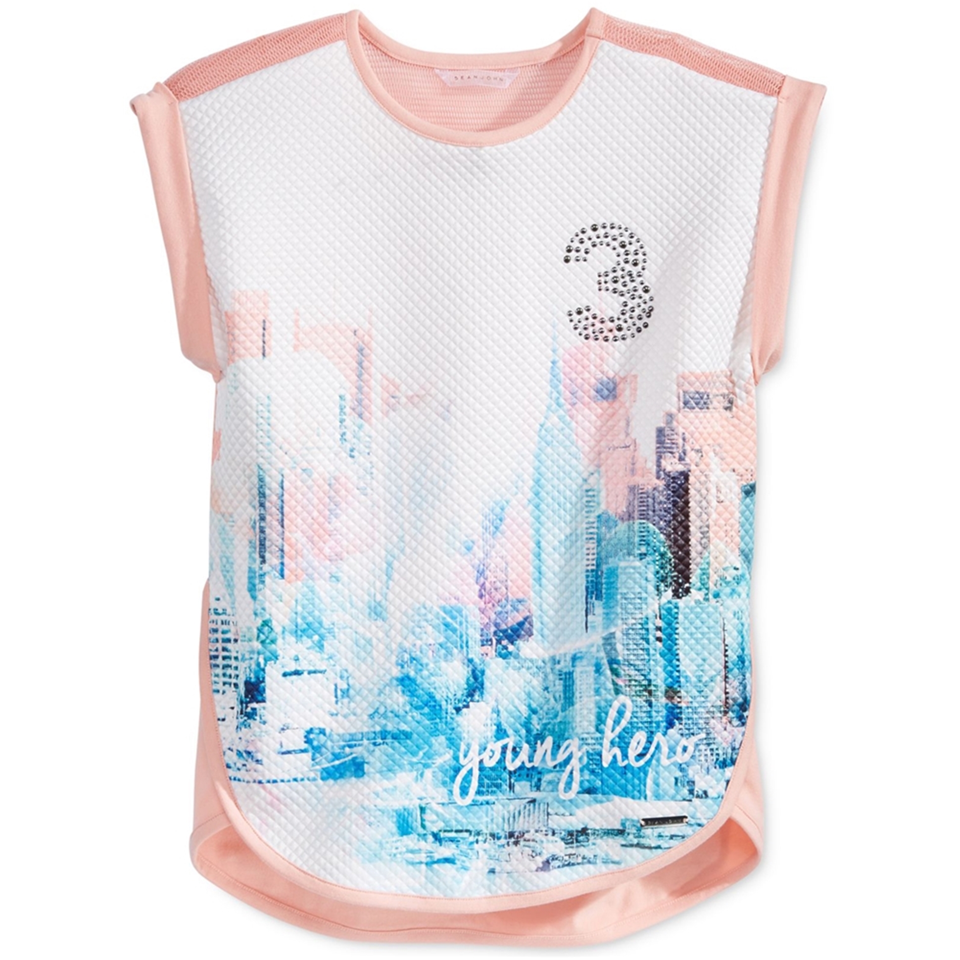 Sean John Girls City Skyline Graphic T-Shirt