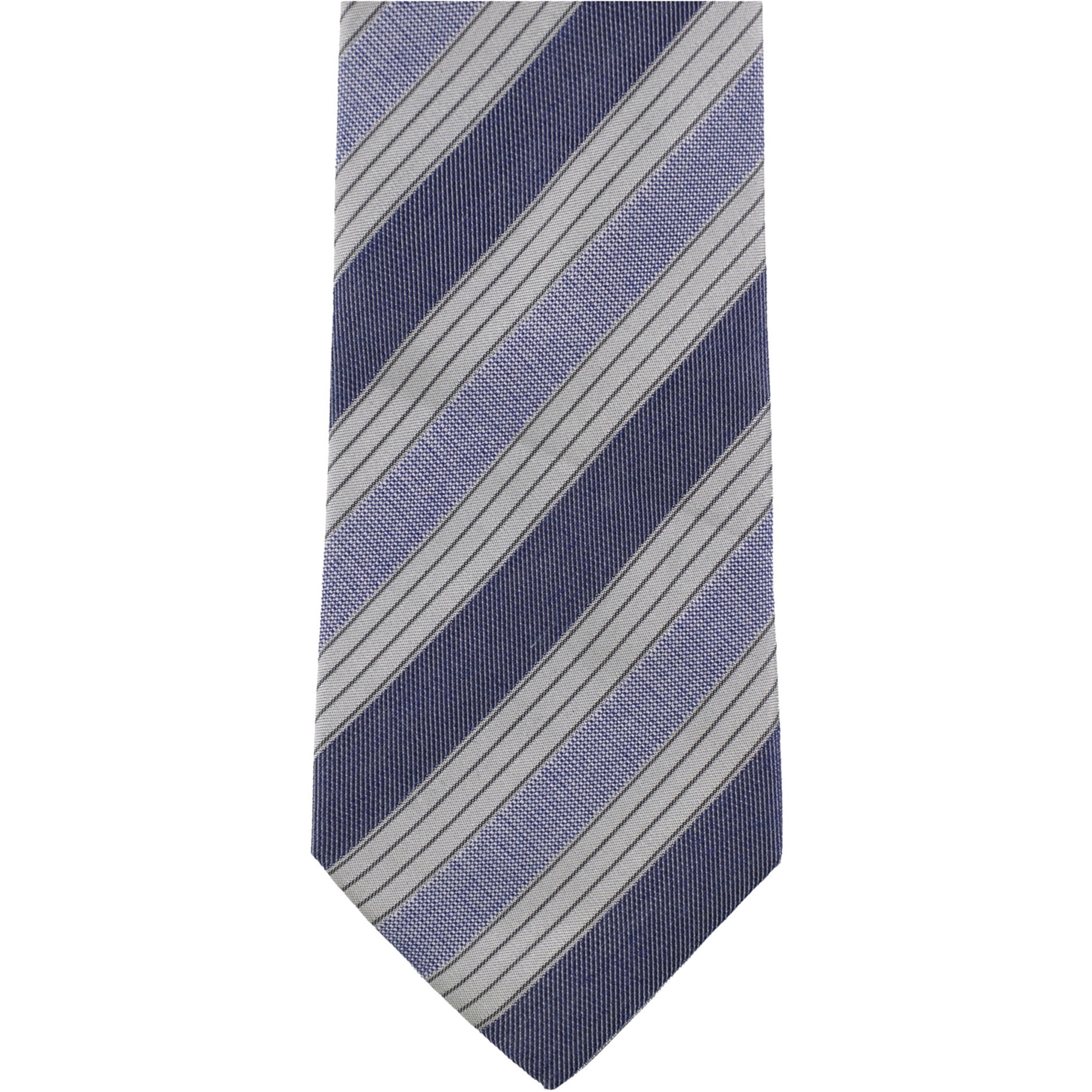 Kenneth Cole Mens Touch Stripe Self-Tied Necktie