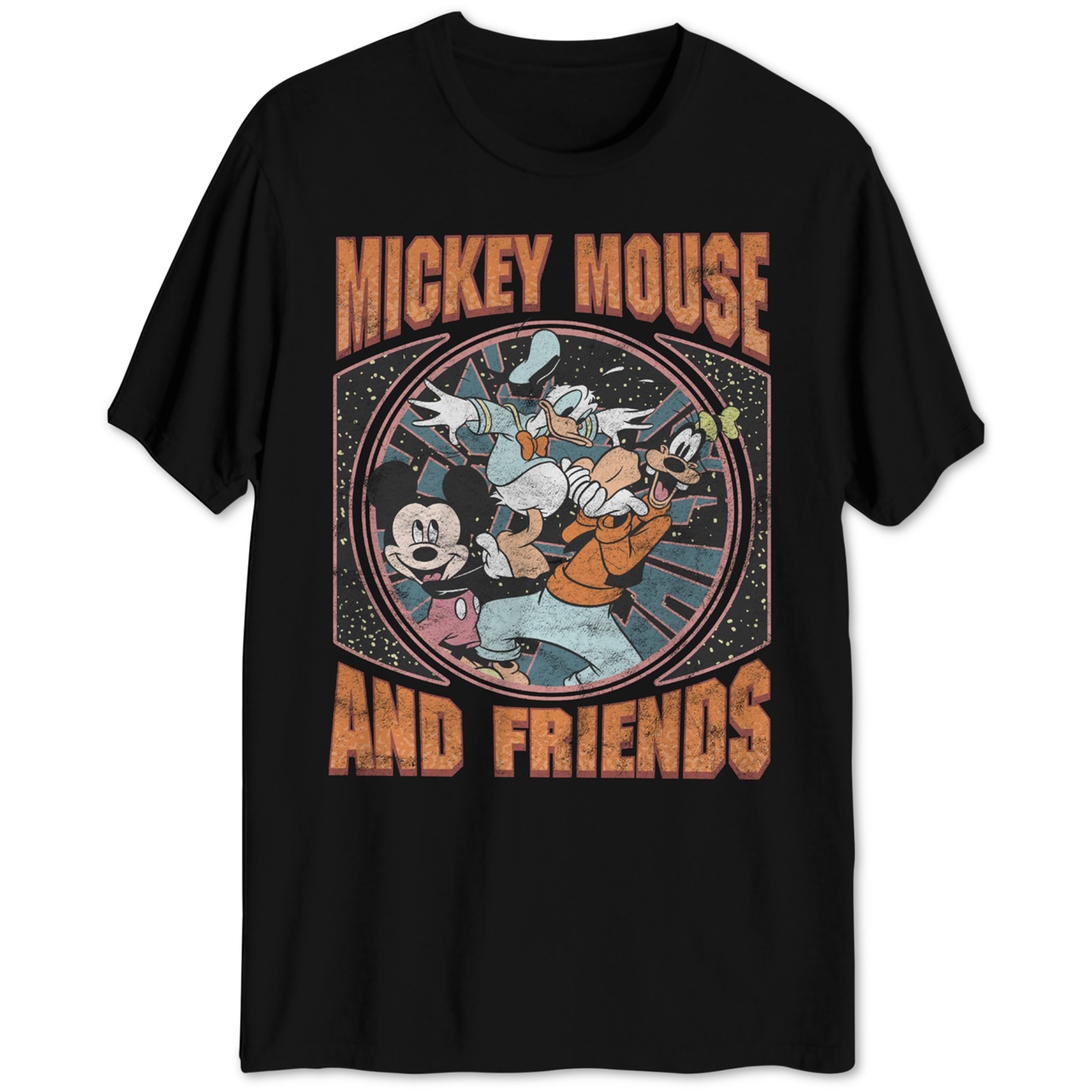 Jem Mens Mickey Mouse & Friends Graphic T-Shirt