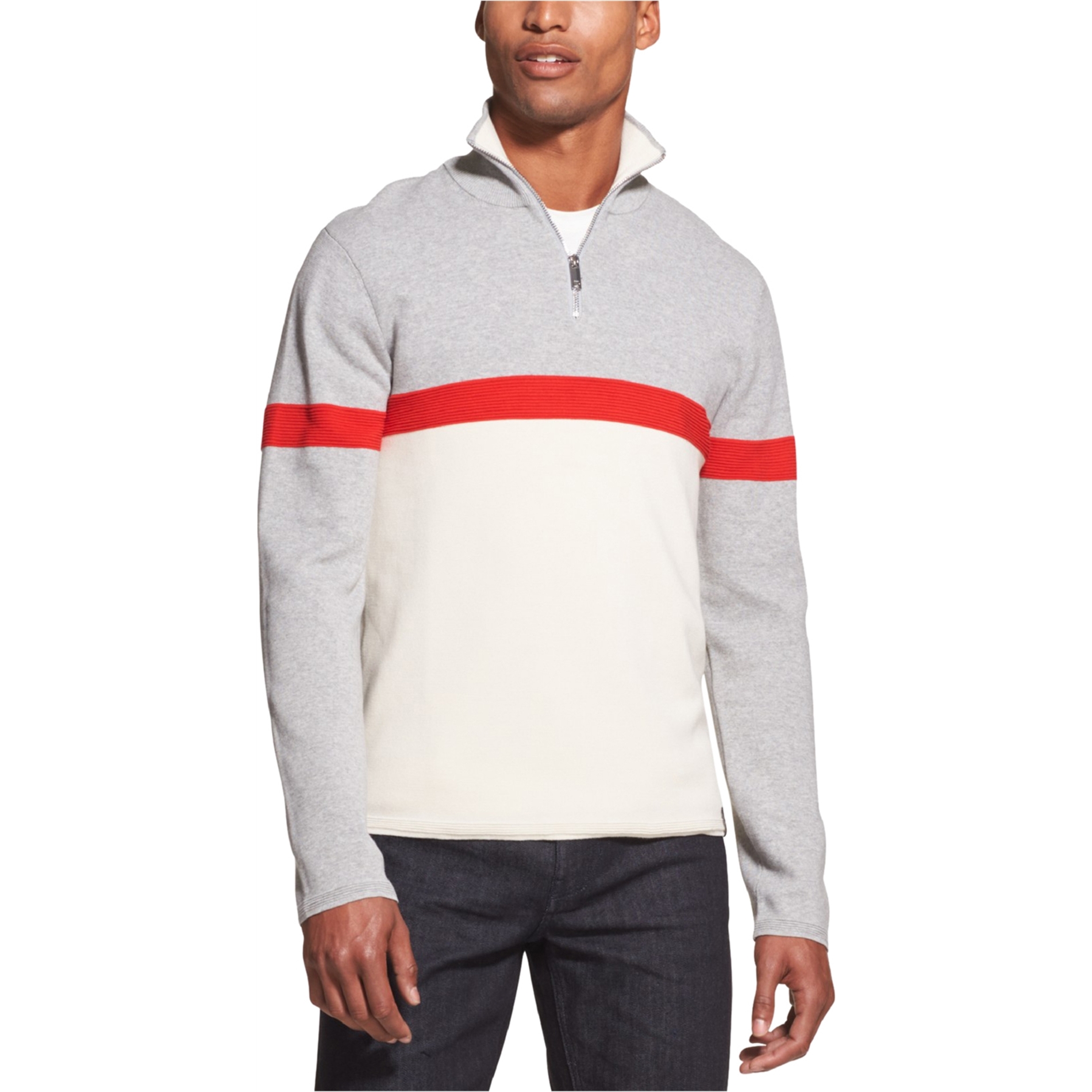 Dkny Mens Colorblocked Pullover Sweater