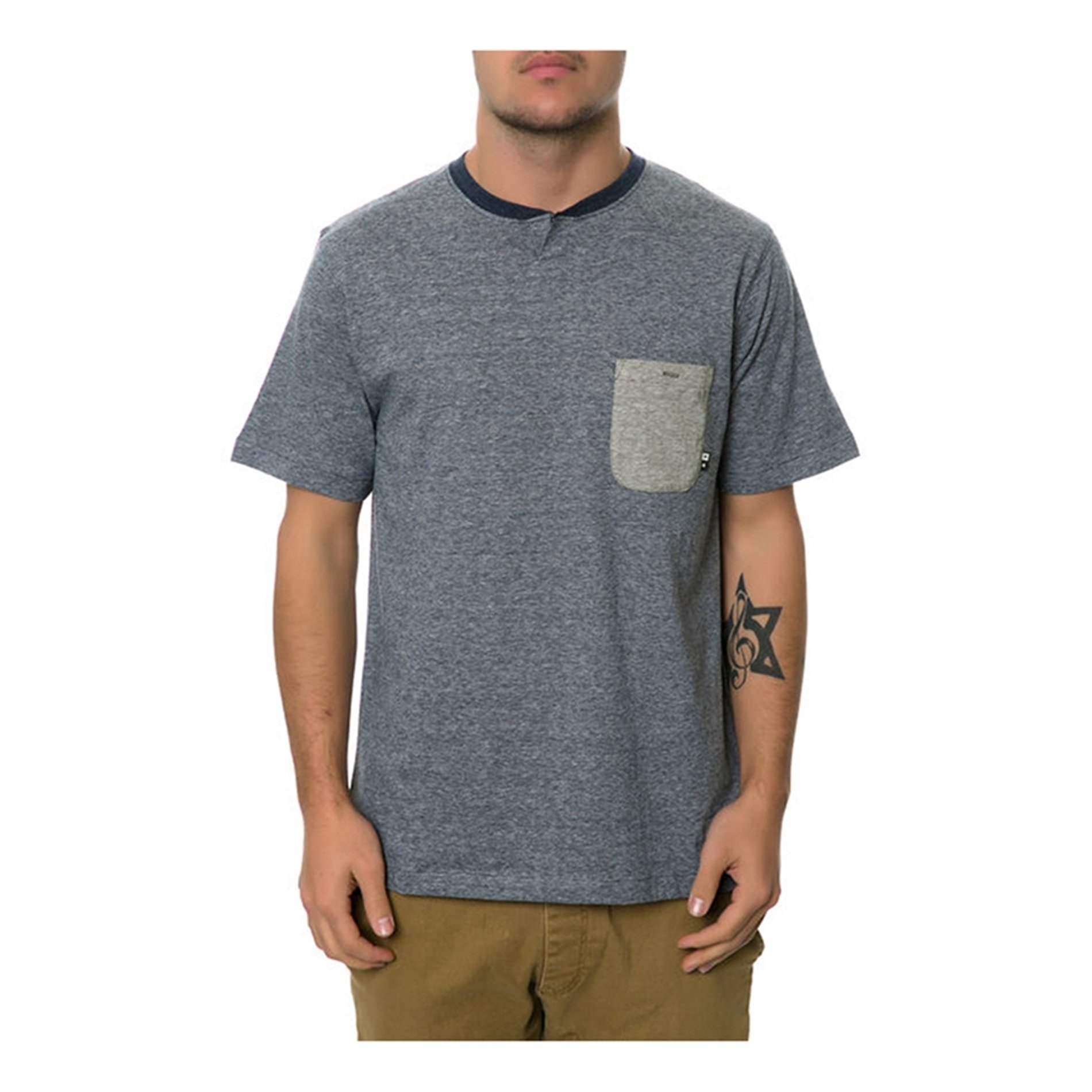 Fourstar Clothing Mens The Ishod Ss Knit Graphic T-Shirt