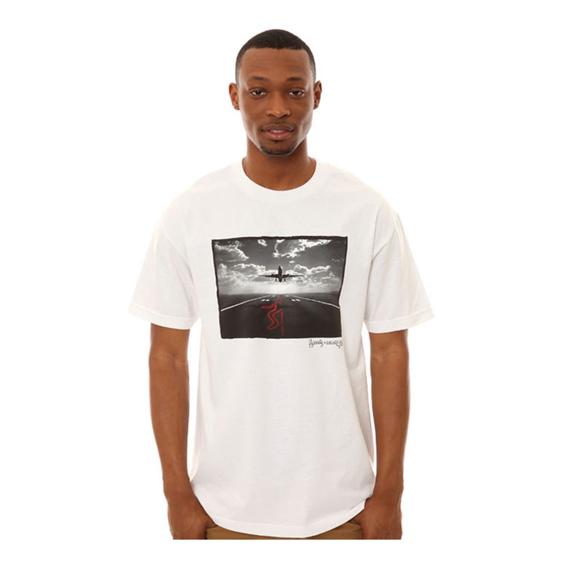 Fly Society Mens The Deadline X Fs Graphic T-Shirt